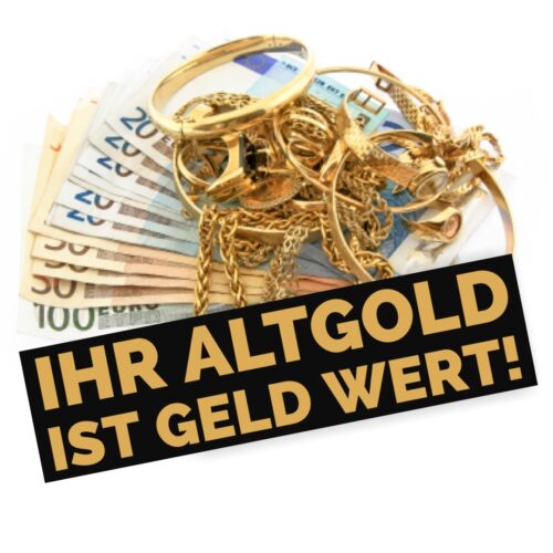 Altgold mit Text