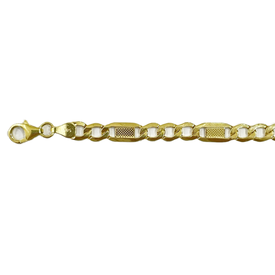 Armband mit Muster 585 Gold 1.2