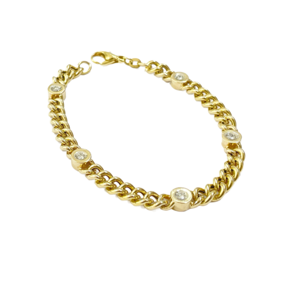 Brillant Armband 585 Gold 0.25 ct_1 Brillant Armband 585 Gold 0.25 ct 1