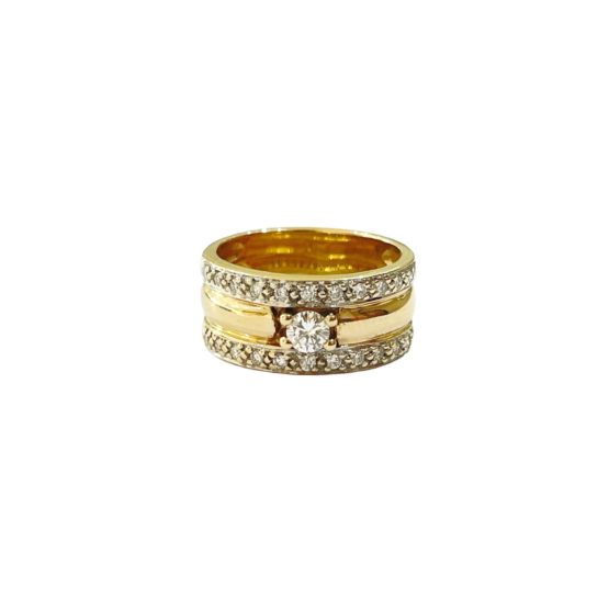 Brillantring 585 Gold 0.65 ct. 1