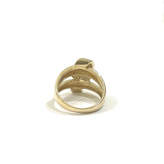 Damen Ring elegant 585 Gold 2