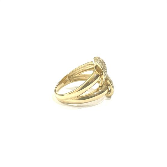 Damen Ring elegant 585 Gold 4