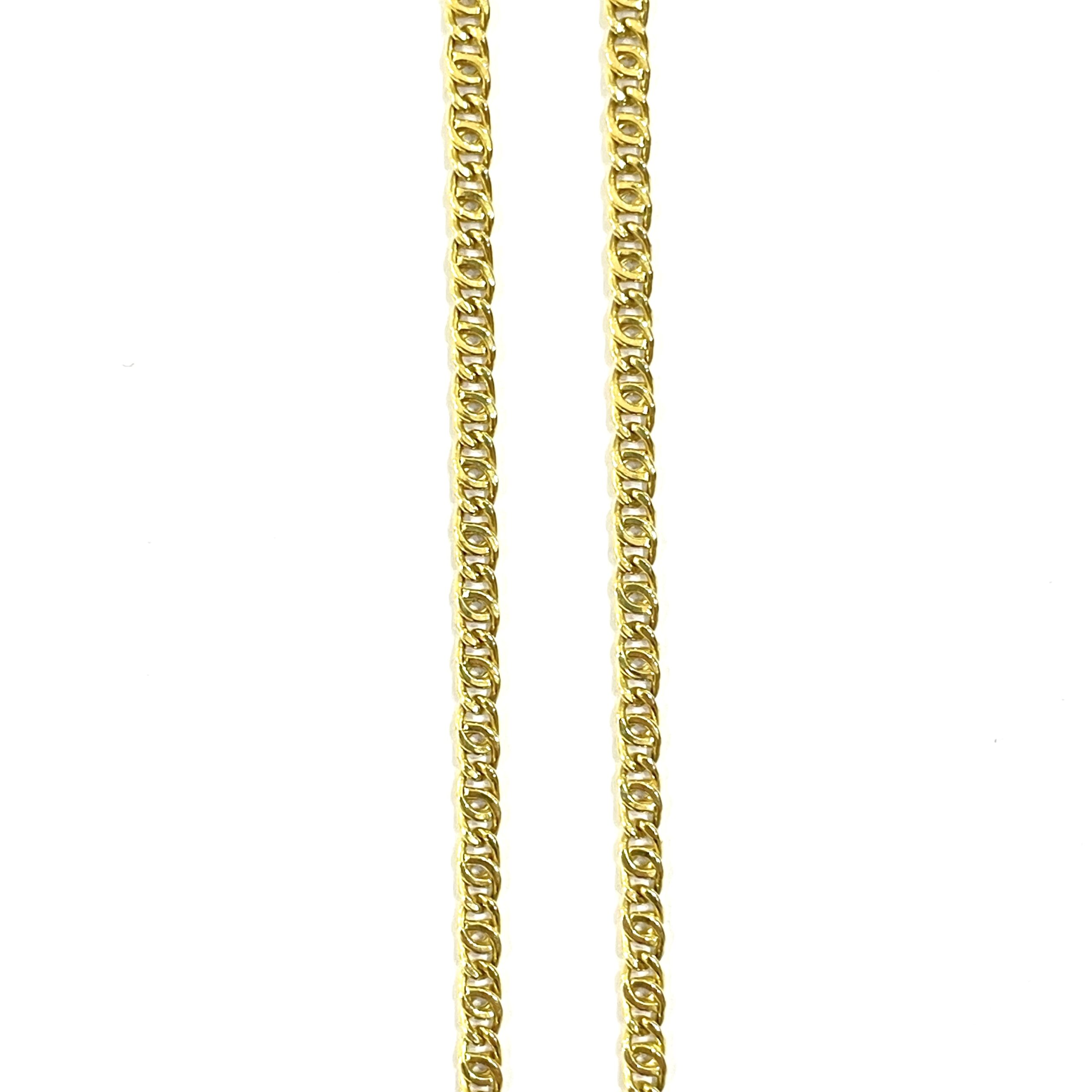 Doppelpanzer Kette 2,7 mm 585 Gold_1