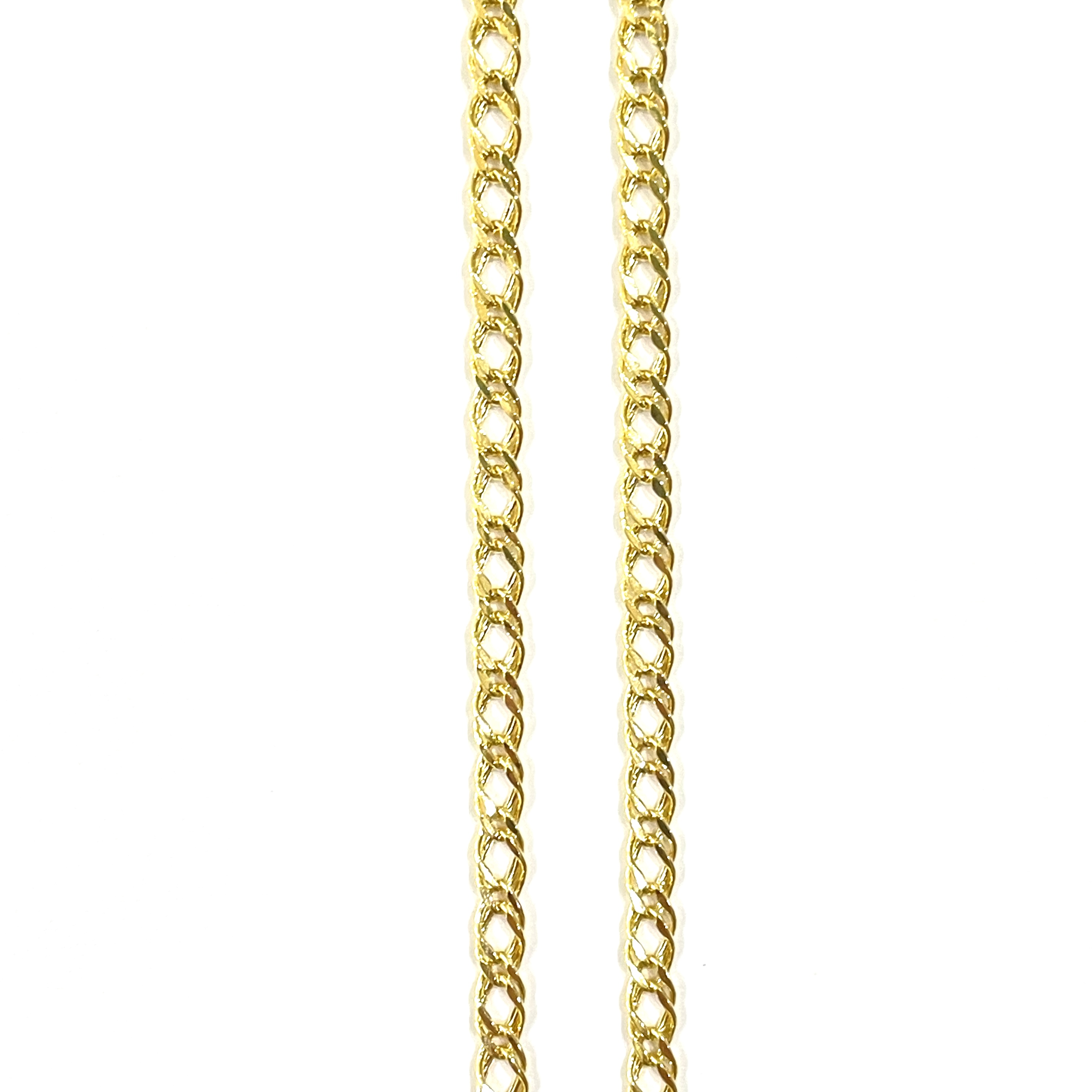 Doppelpanzer Kette 3,5mm 585 Gold_3