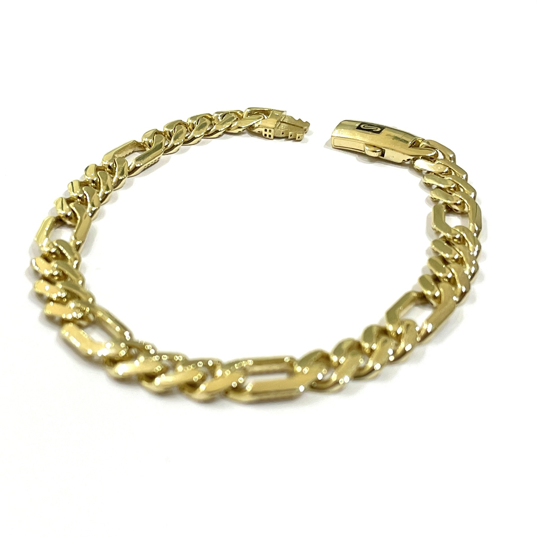 Figaro Armband 585 Gold_1