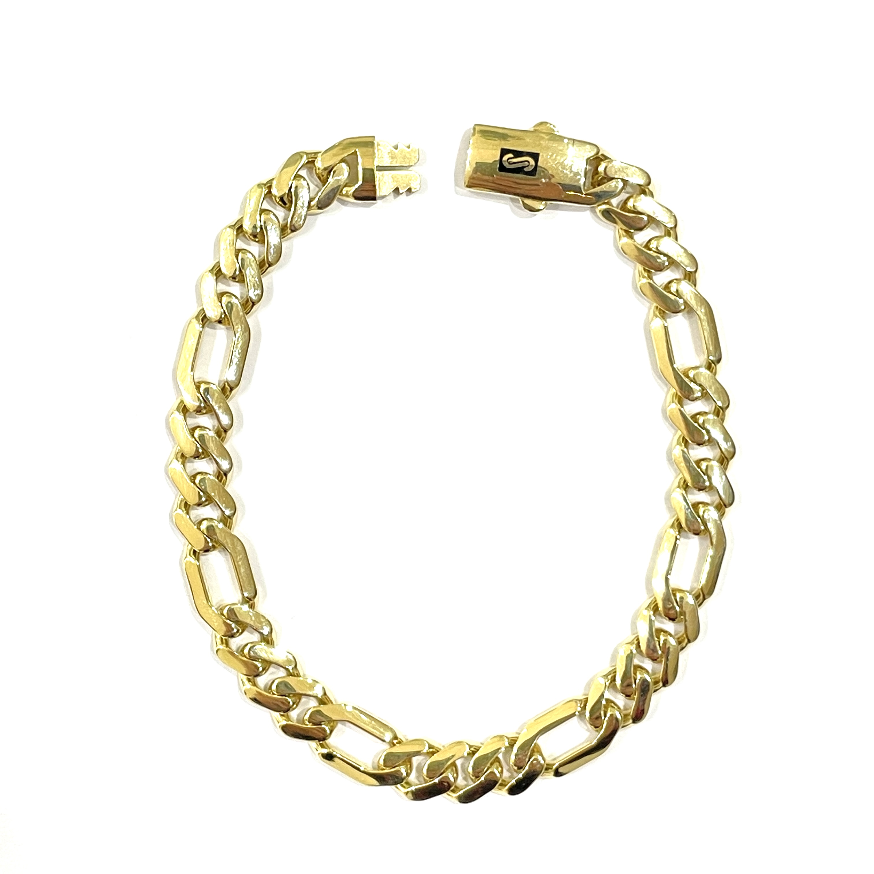 Figaro Armband 585 Gold 3
