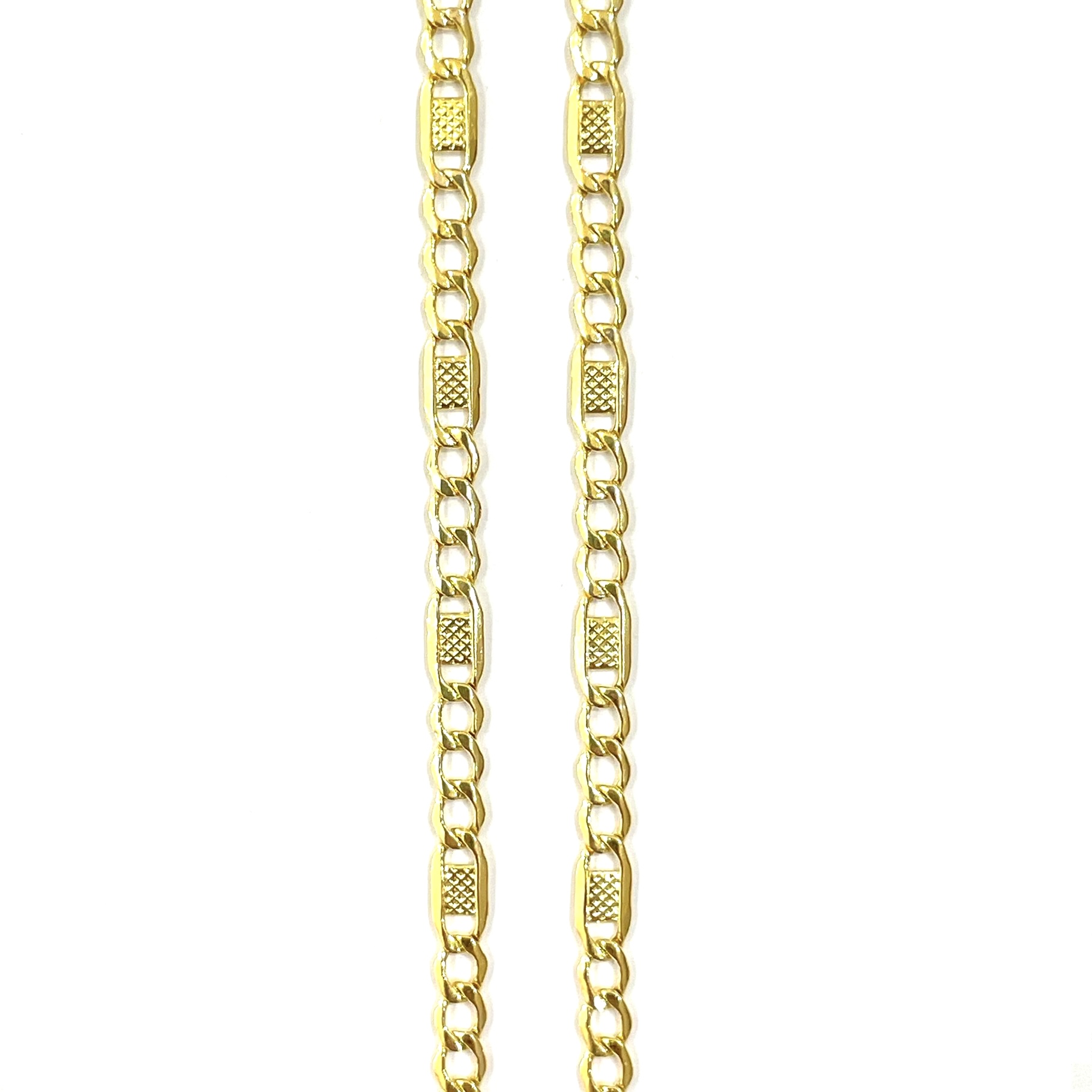 Figarokette 3mm 585er Gold_1