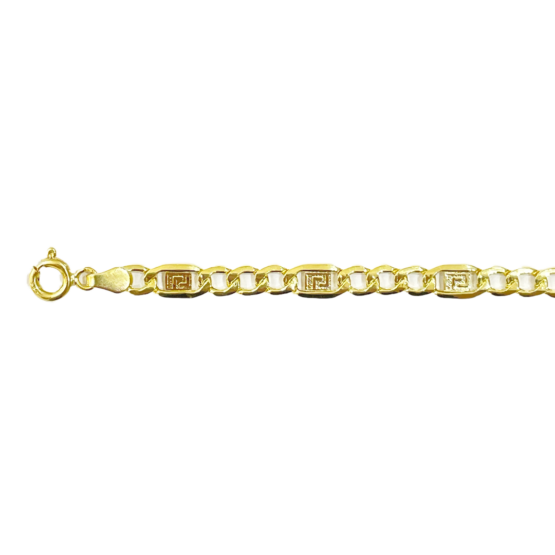 Figarokette Armband 585er Gold 1.1