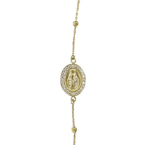 Heilige Maria Armband 585 Gold 3