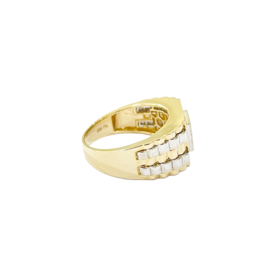 Herrenring 585er Gold 1.4.3