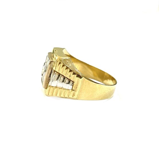 Herrenring Zirkonia 585er Gold 3