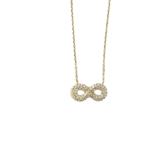 Infinity Anhaenger mit Kette