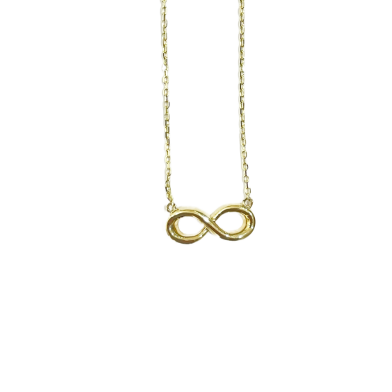 Infinity Anhaenger mit Kette 585 Gold