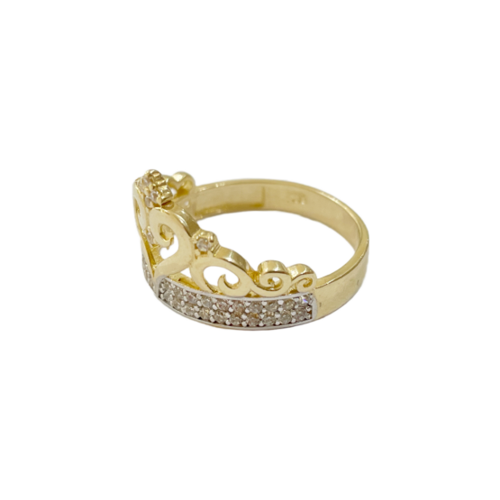 Kronen RIng 585 Gold 2