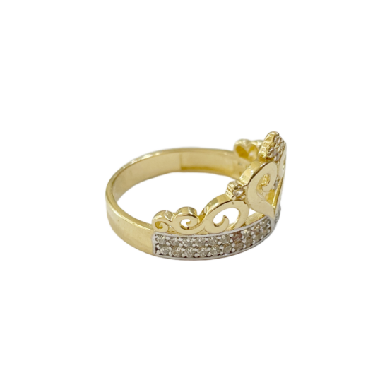 Kronen RIng 585 Gold 3