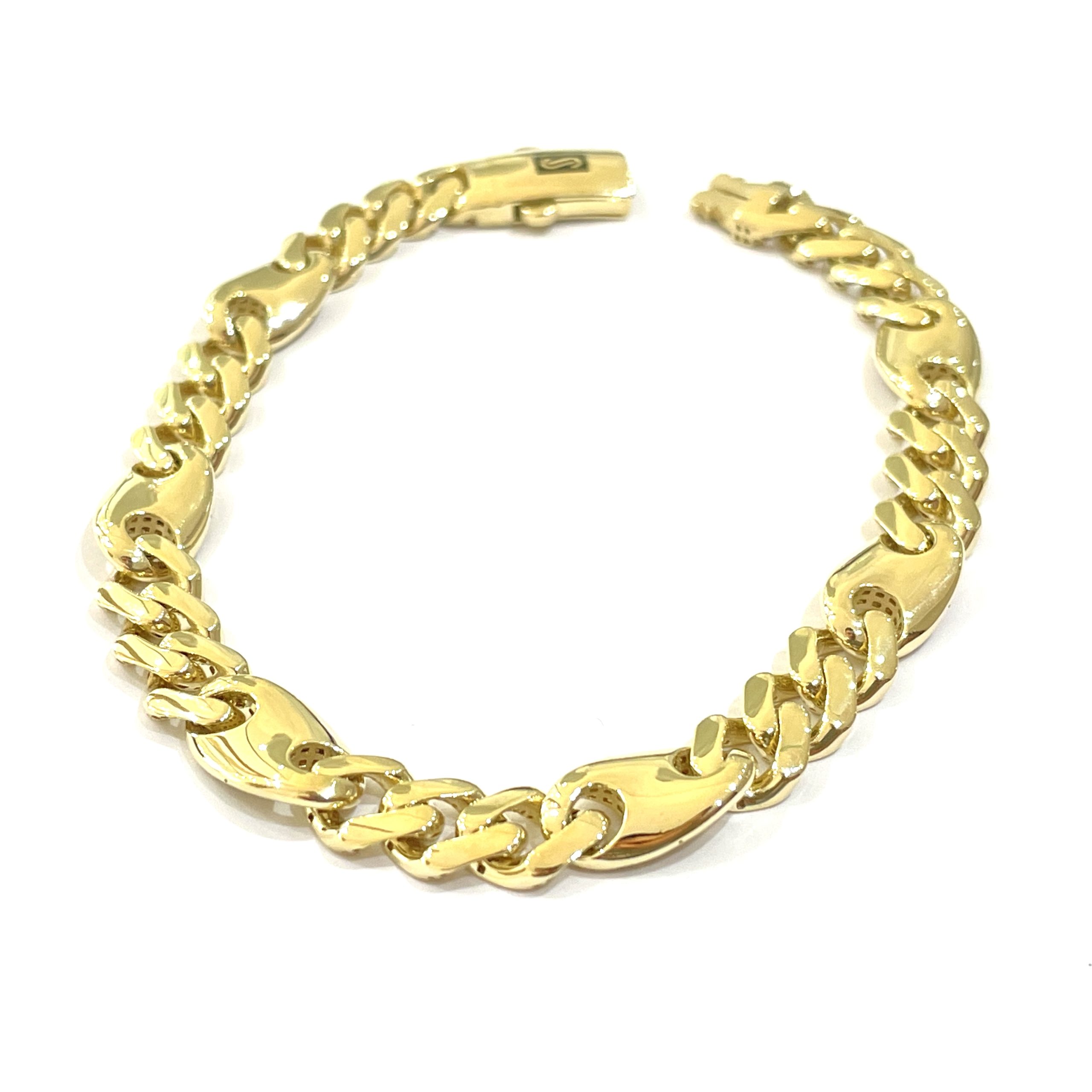 Panzer Armband 585 Gold Juwelier Goldbörse 