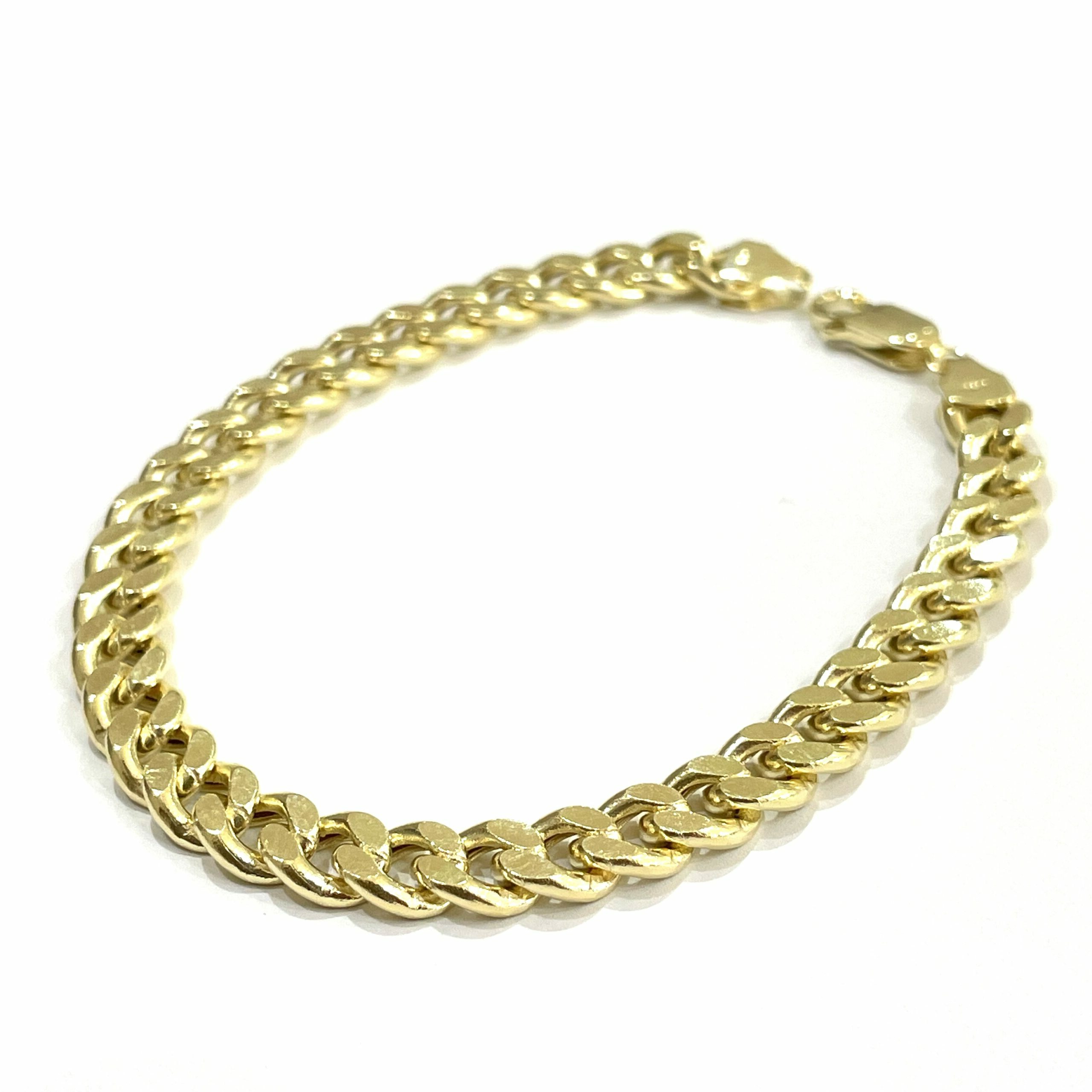 Panzer Armband 7mm 585 Gold _2