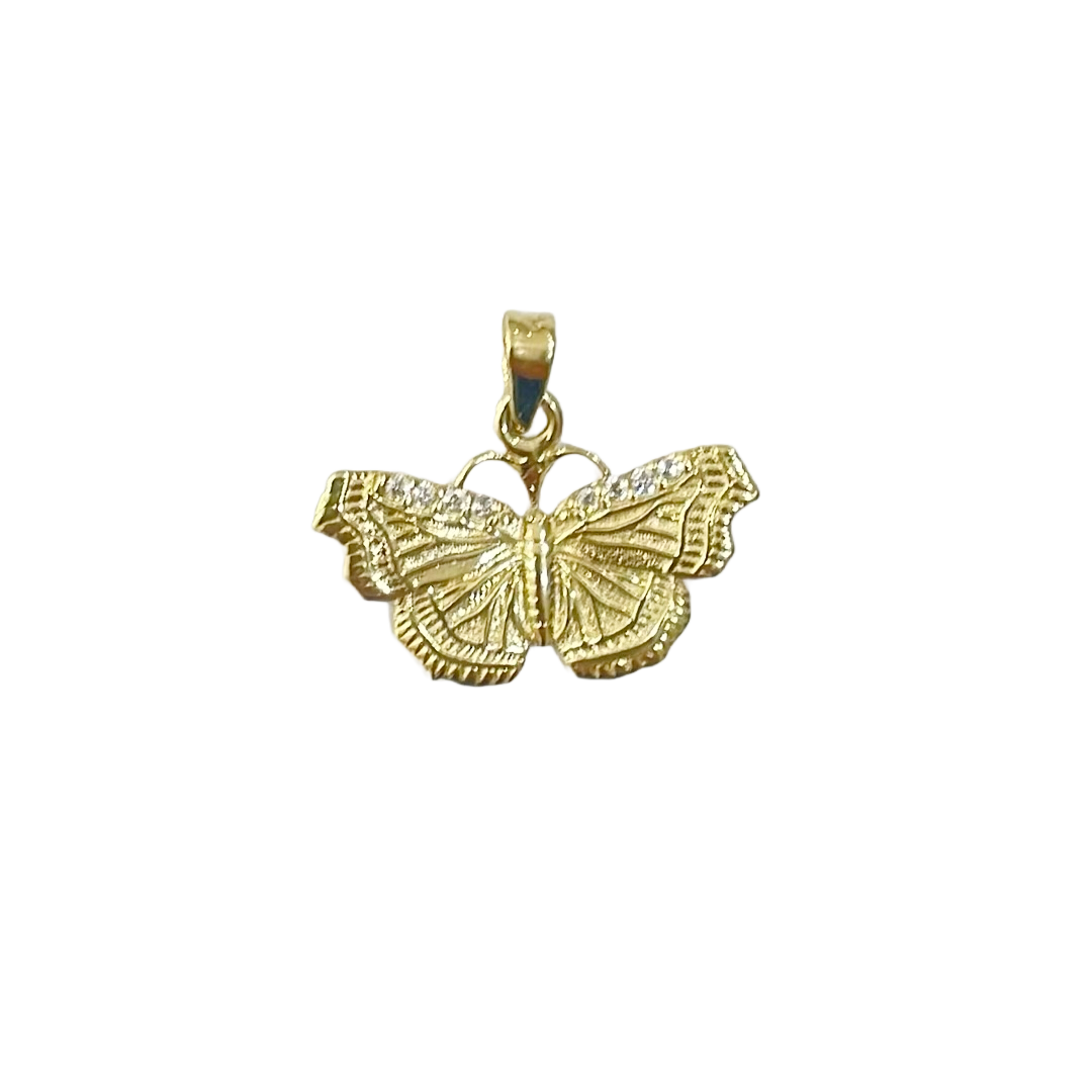 Schmetterling Amhaenger 585 Gold