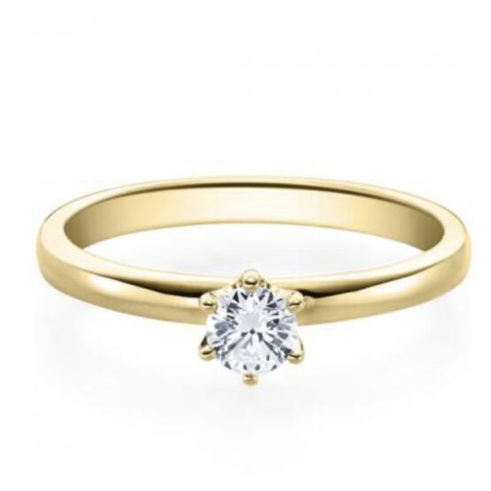 Solitaire Brillantring 585 Gold 1