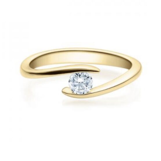 Spannring Brillant 0.20 ct. 585 Gold 1