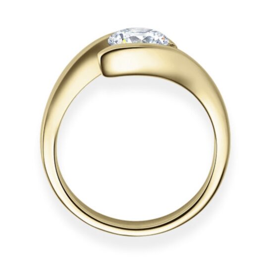 Spannring Brillant 0.20 ct. 585 Gold 2