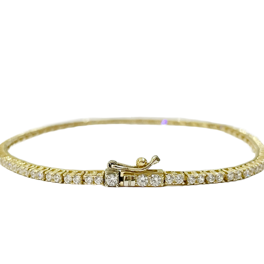 Tennis Armband 585 Gold_1